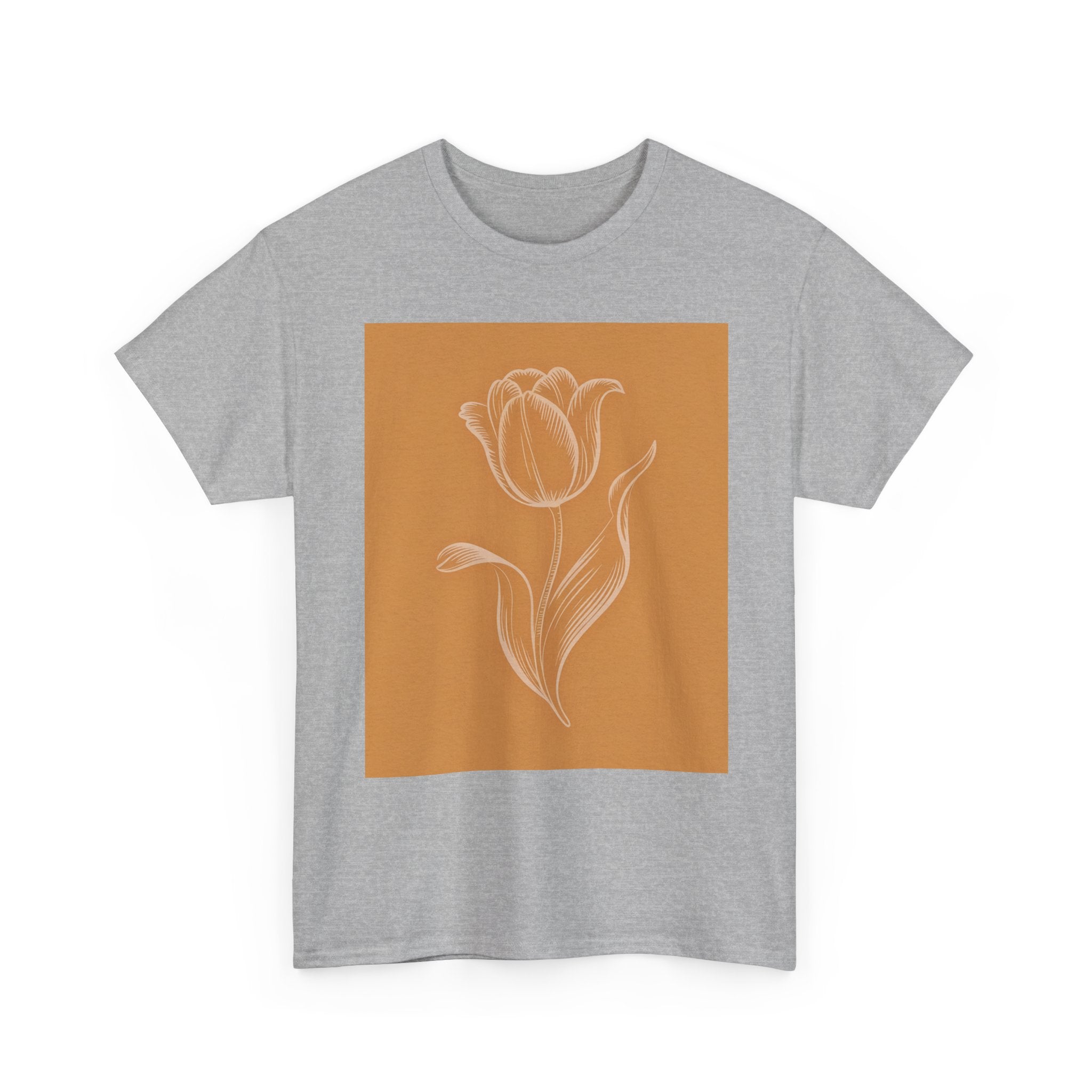 Amsterdam Tulip Graphic Tee — Vintage Cityscape Travel T‑Shirt