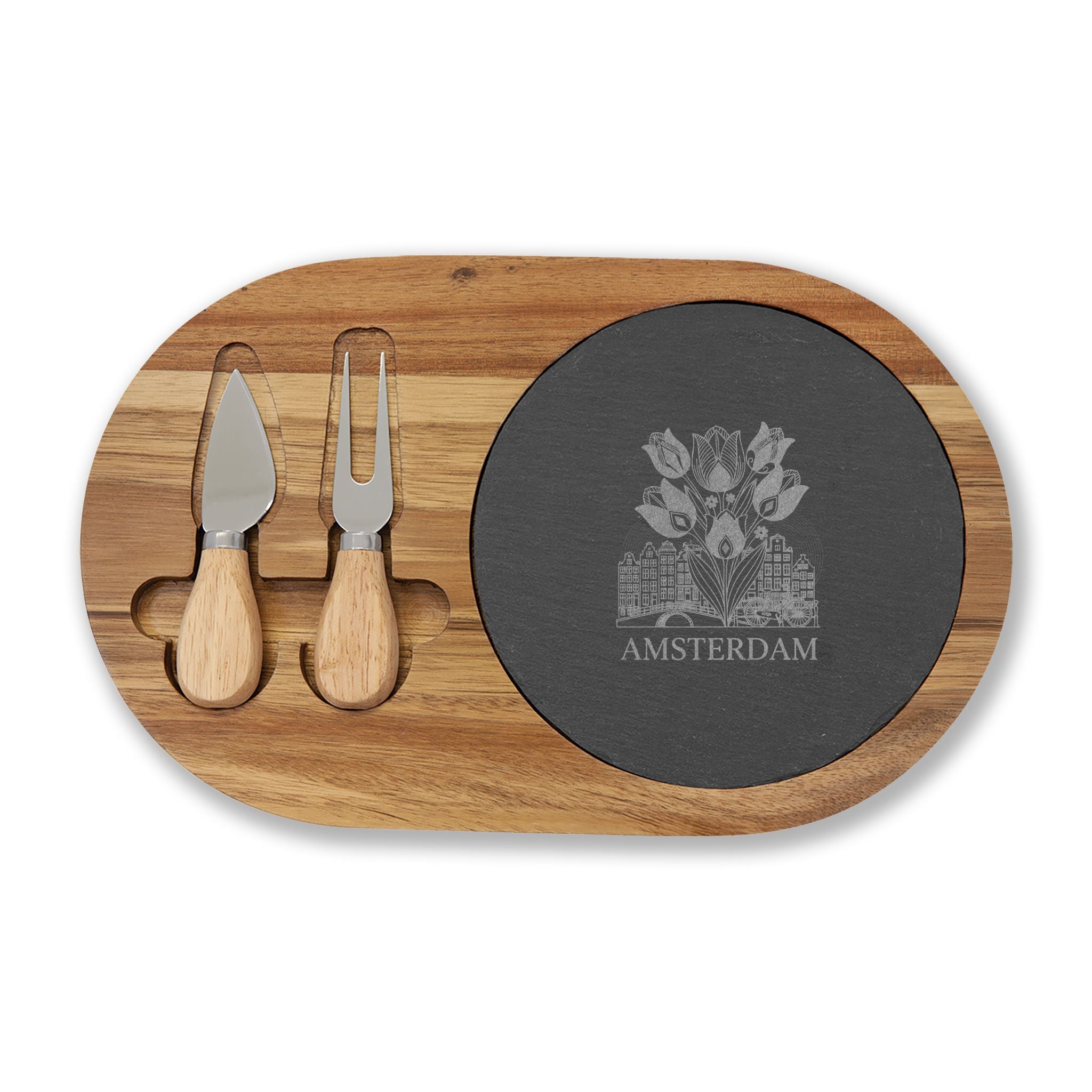 Engraved Amsterdam Charcuterie Board