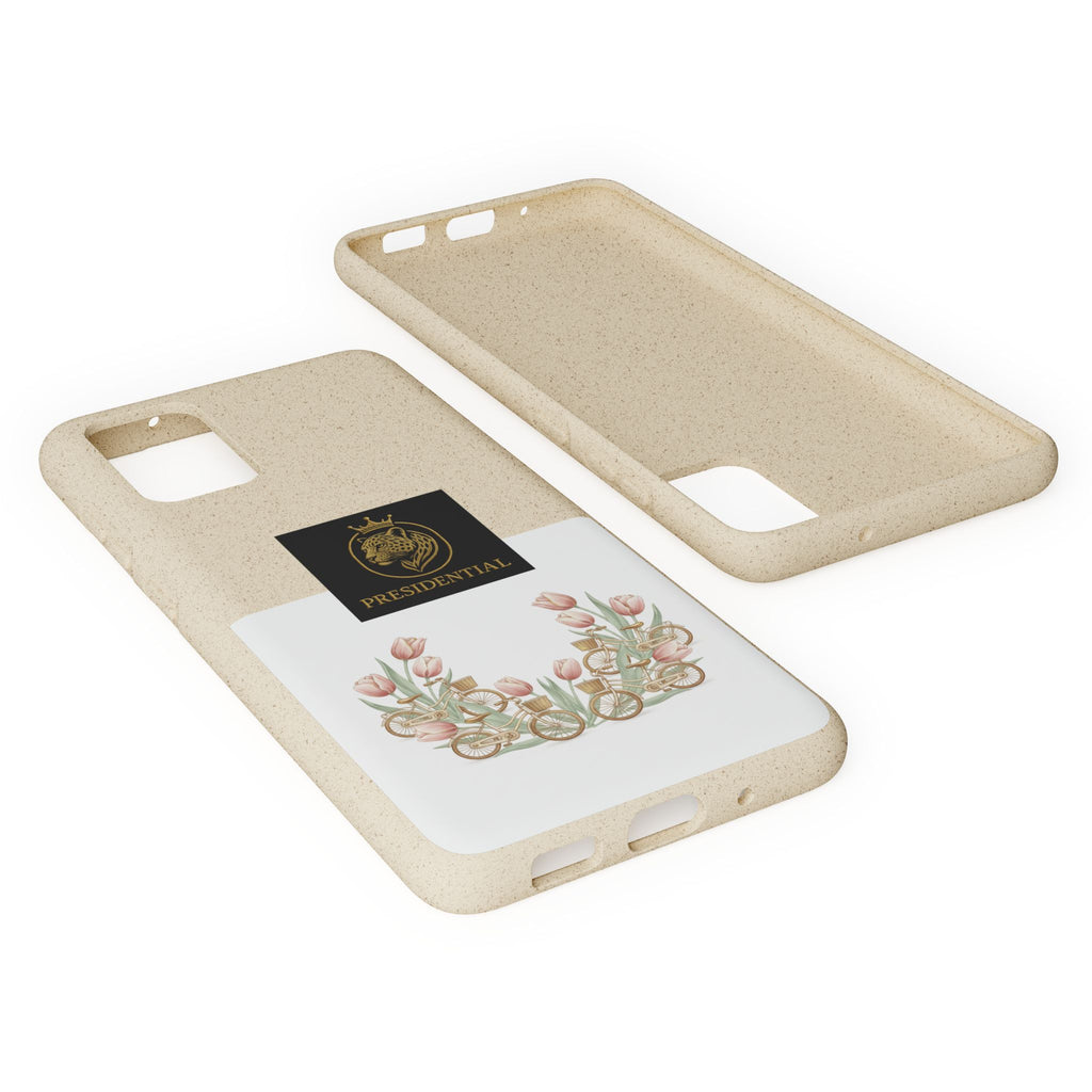 Biodegradable Phone Case — Presidential Lion Crest with Floral Wreath