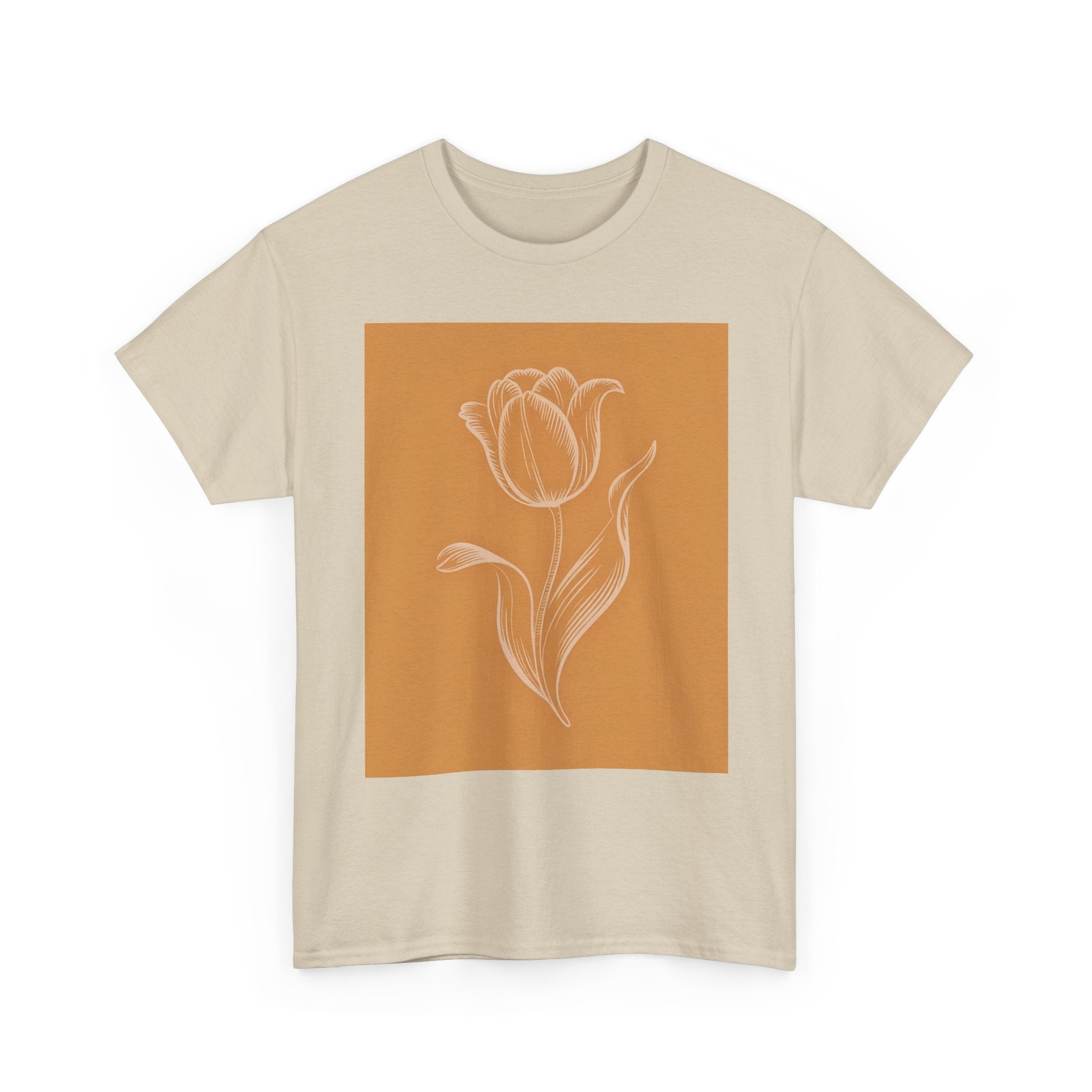 Amsterdam Tulip Graphic Tee — Vintage Cityscape Travel T‑Shirt