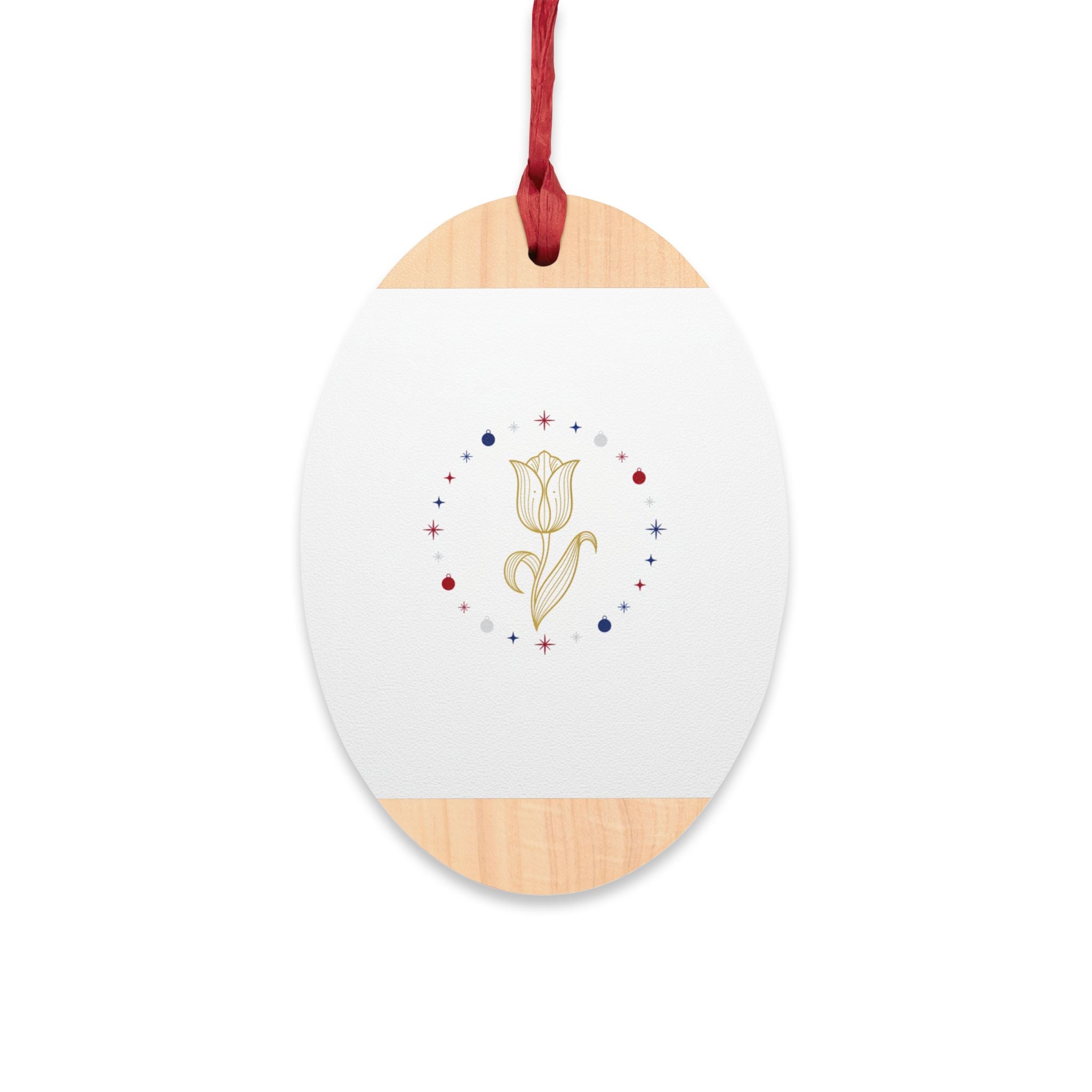 Presidential Tulip Bell Ornament — Gold Edition