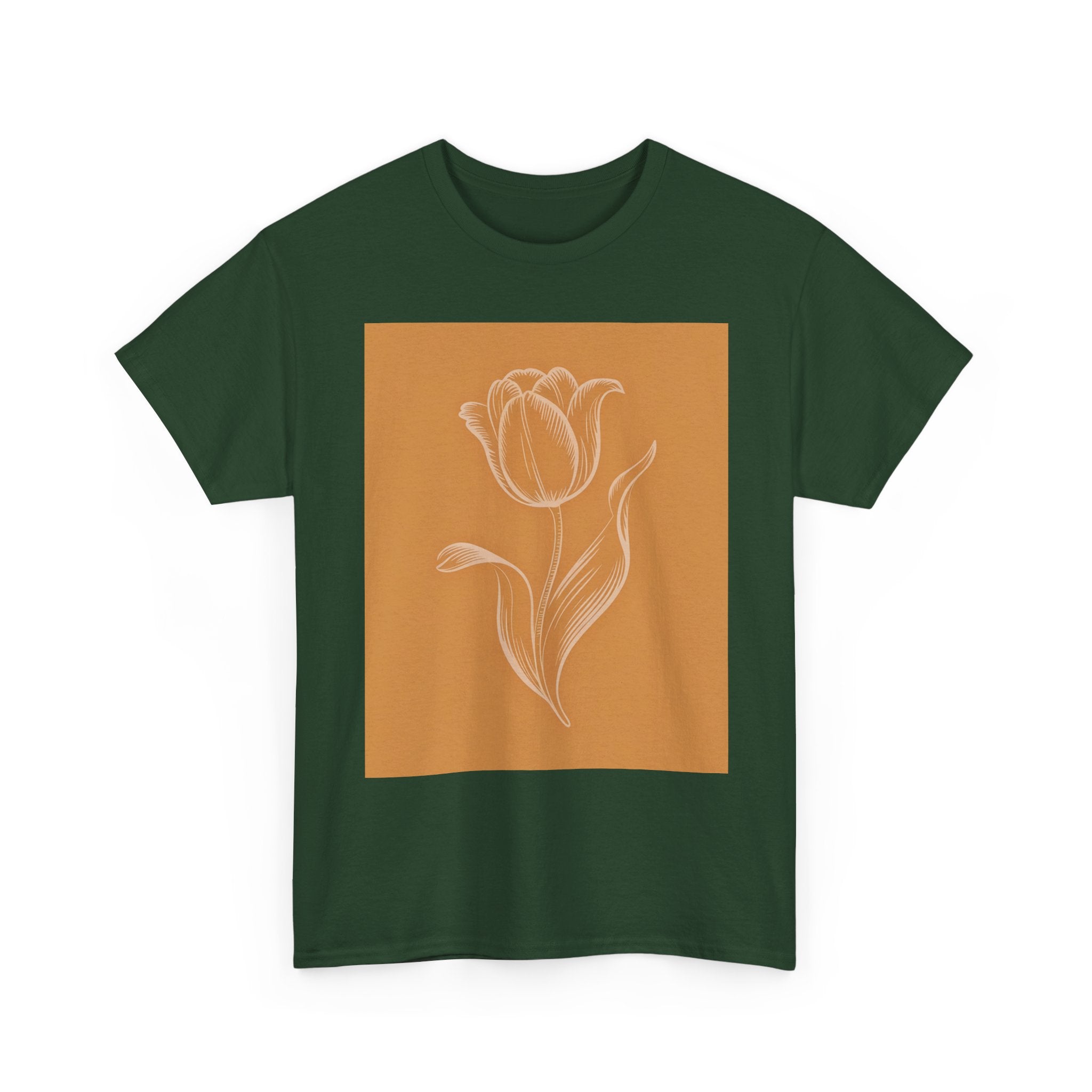 Amsterdam Tulip Graphic Tee — Vintage Cityscape Travel T‑Shirt