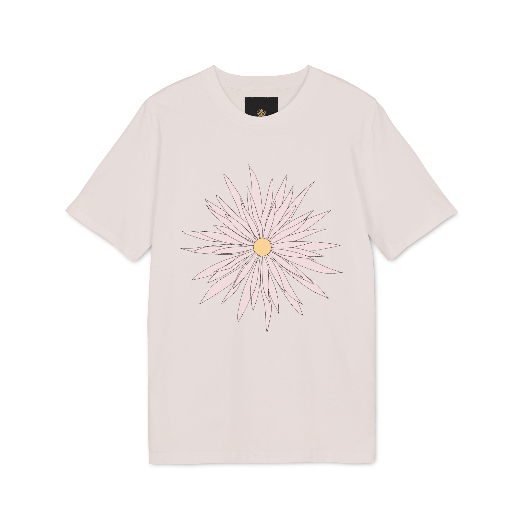 Daisy Love Graphic T-Shirt — Pink Floral Front Daisy with 'LOVE' Back Print