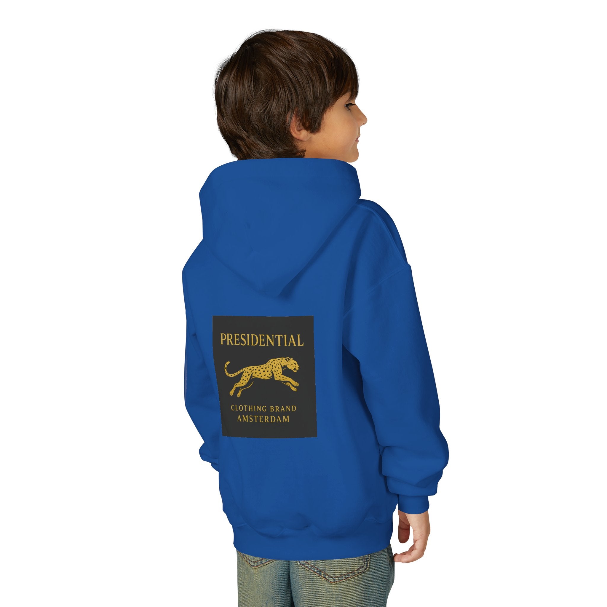 Youth Hoodie — Presidential Clothing Brand Leopard Graphic