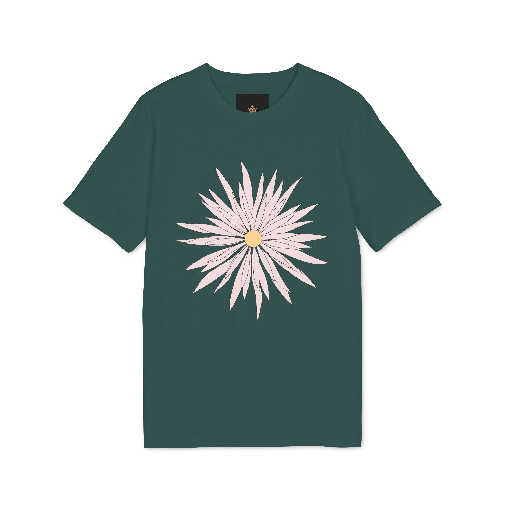 Daisy Love Graphic T-Shirt — Pink Floral Front Daisy with 'LOVE' Back Print