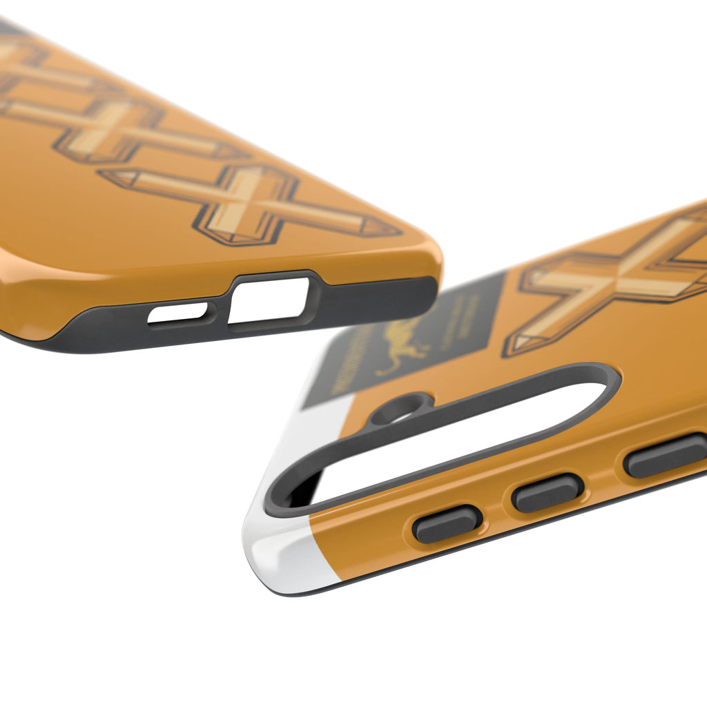 Amsterdam XXX Gold Tough Phone Case – Presidential Lion Design