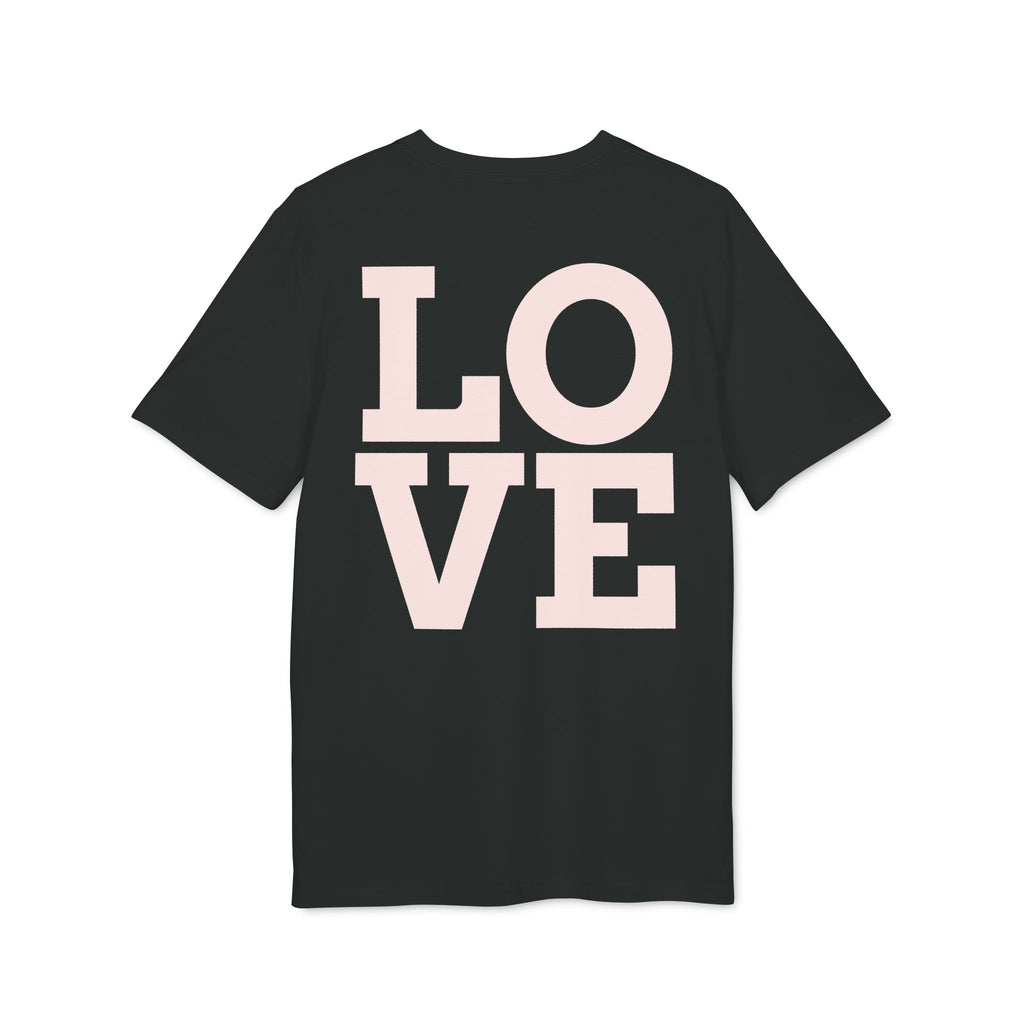 Daisy Love Graphic T-Shirt — Pink Floral Front Daisy with 'LOVE' Back Print
