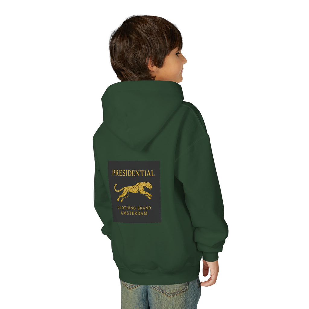 Youth Hoodie — Presidential Clothing Brand Leopard Graphic