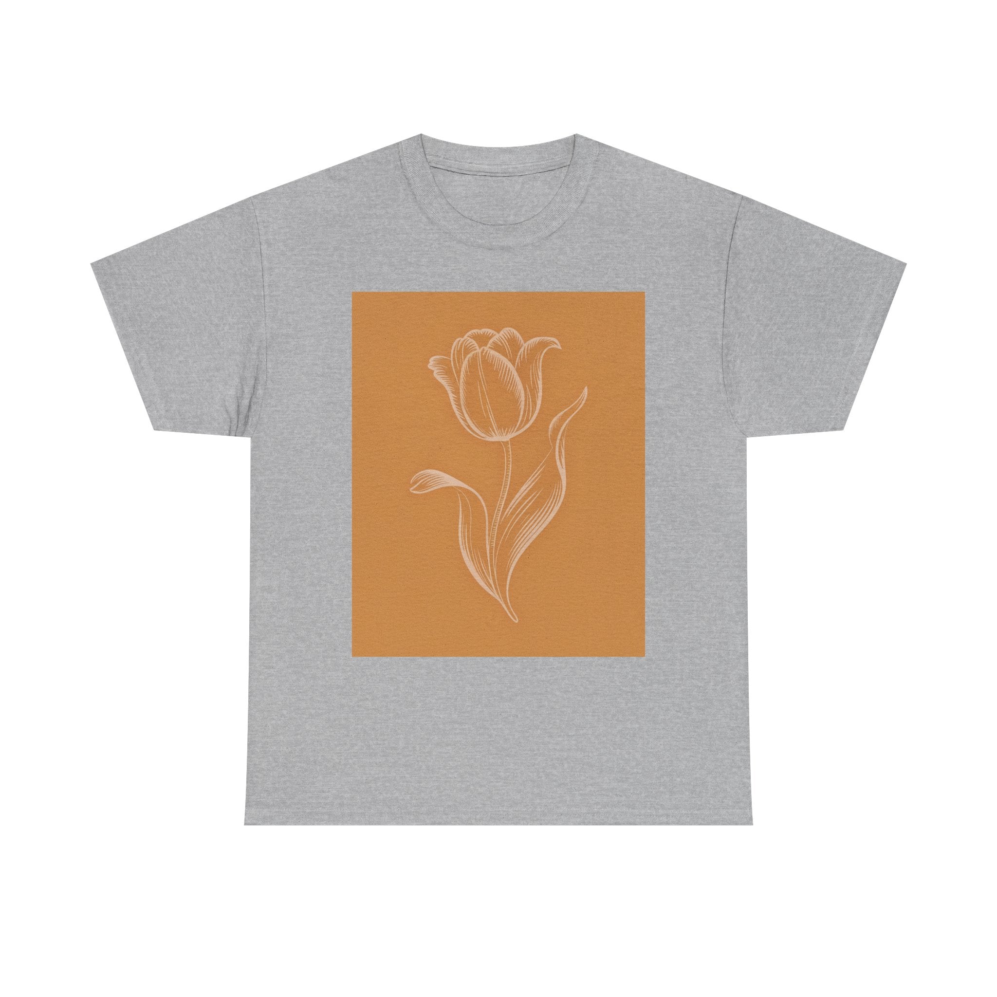 Amsterdam Tulip Graphic Tee — Vintage Cityscape Travel T‑Shirt