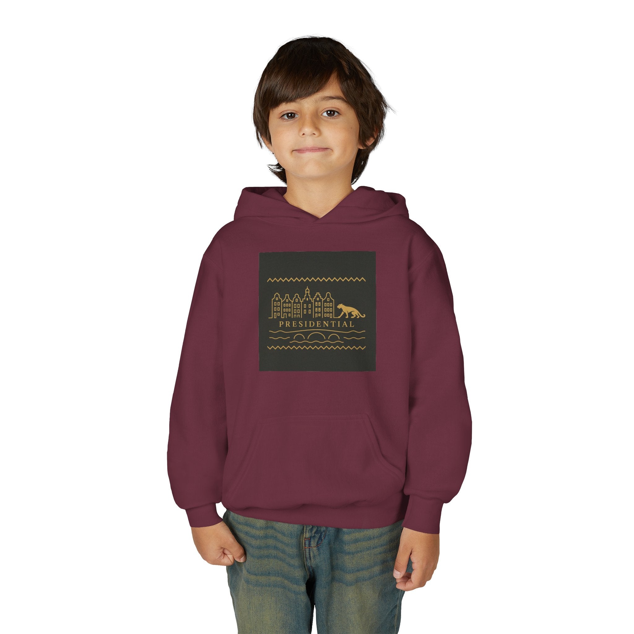 Youth Hoodie — Presidential Clothing Brand Leopard Graphic