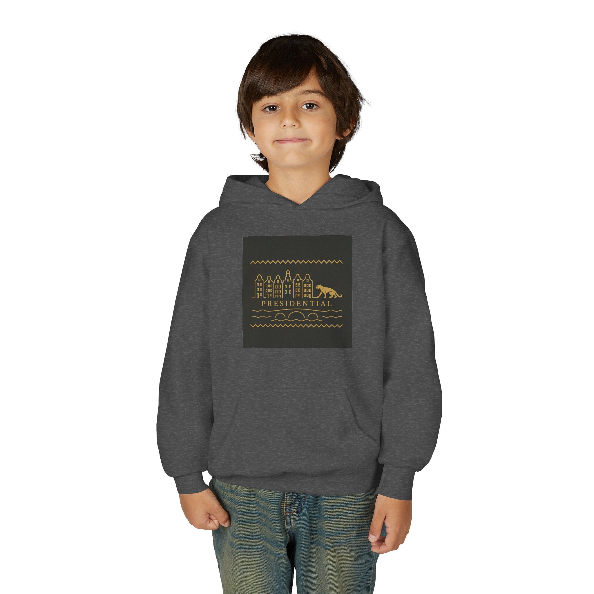 Youth Hoodie — Presidential Clothing Brand Leopard Graphic