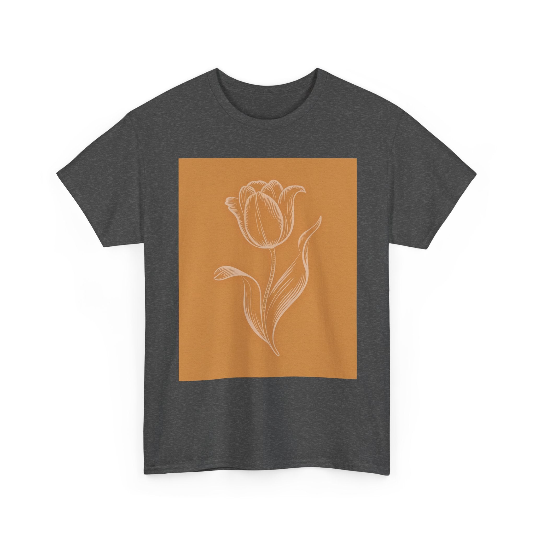 Amsterdam Tulip Graphic Tee — Vintage Cityscape Travel T‑Shirt