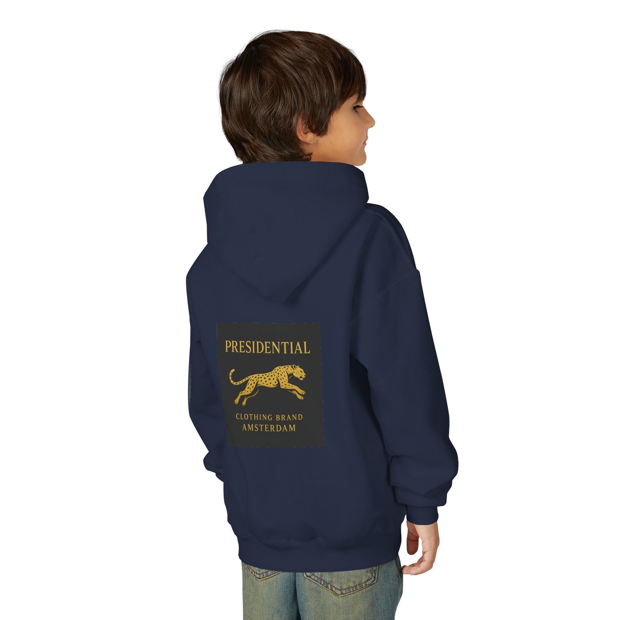 Youth Hoodie — Presidential Clothing Brand Leopard Graphic