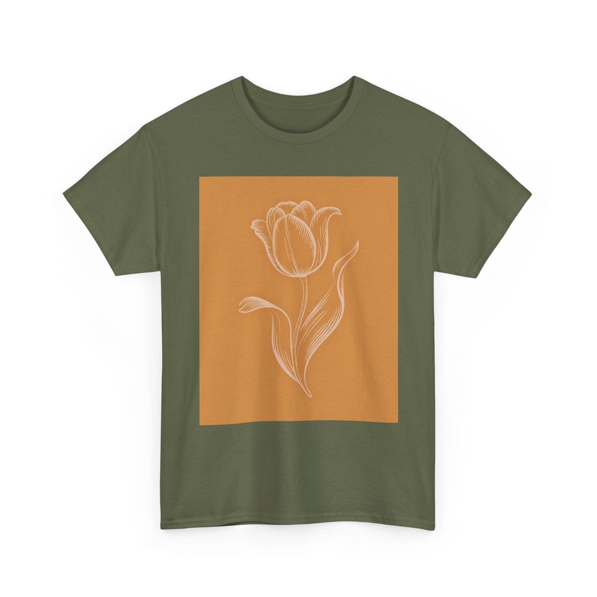 Amsterdam Tulip Graphic Tee — Vintage Cityscape Travel T‑Shirt