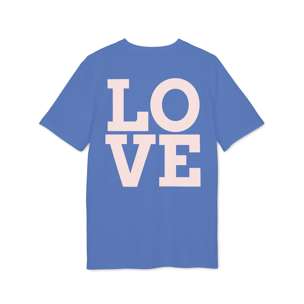 Daisy Love Graphic T-Shirt — Pink Floral Front Daisy with 'LOVE' Back Print