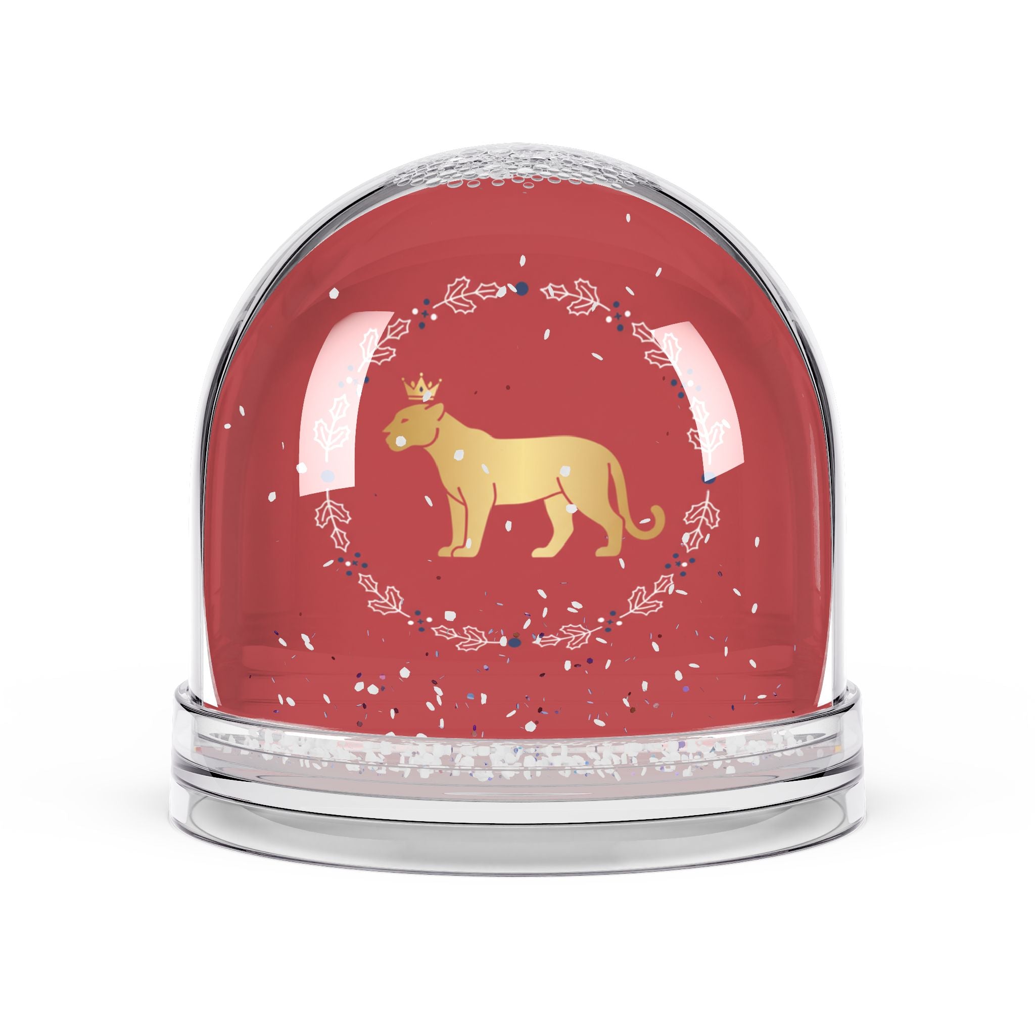 Presidential Jaguar Snow Globe — Royal Gold