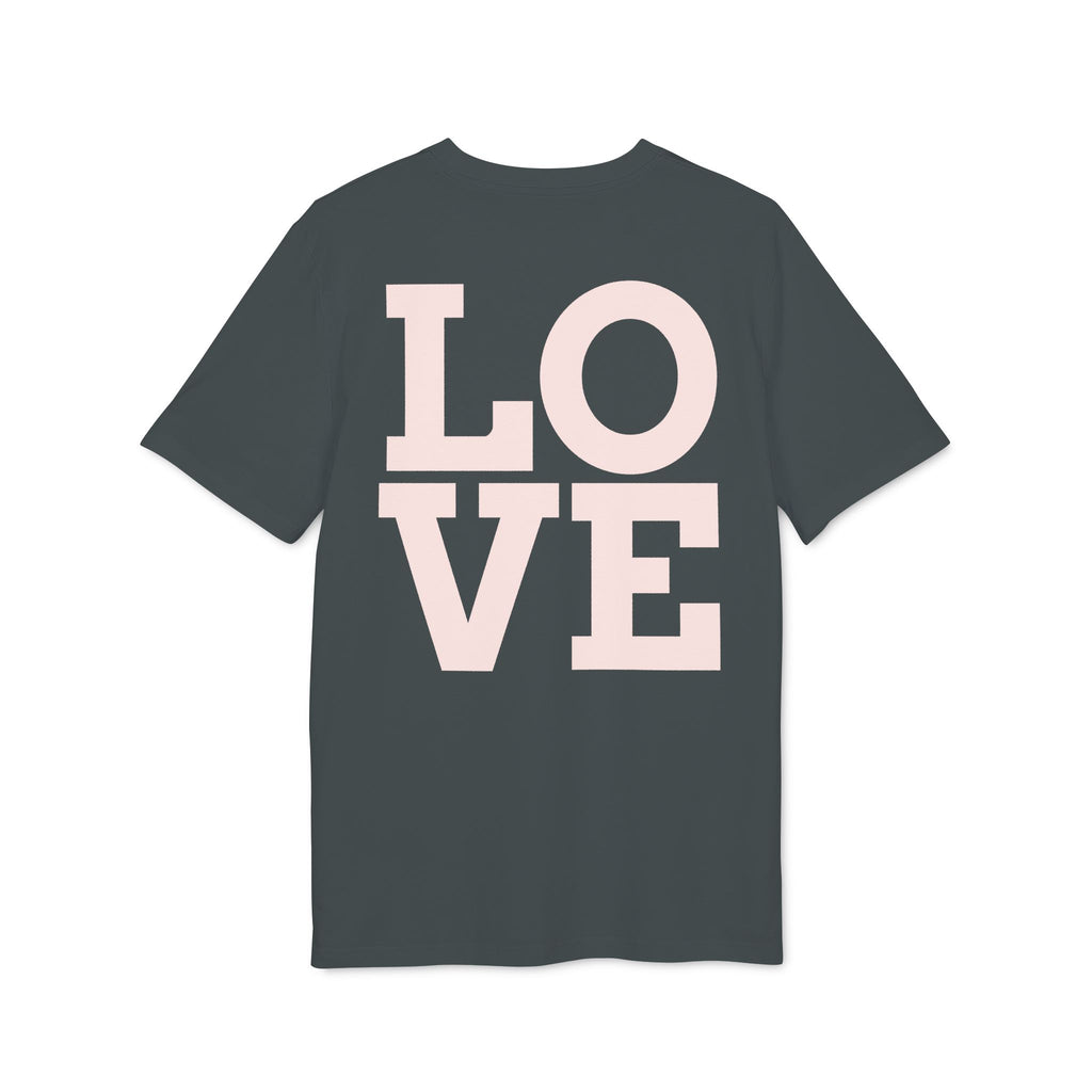 Daisy Love Graphic T-Shirt — Pink Floral Front Daisy with 'LOVE' Back Print