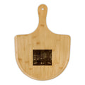 Engraved Bamboo Pizza Peel — Personalized Wood Serving & Baking Board
