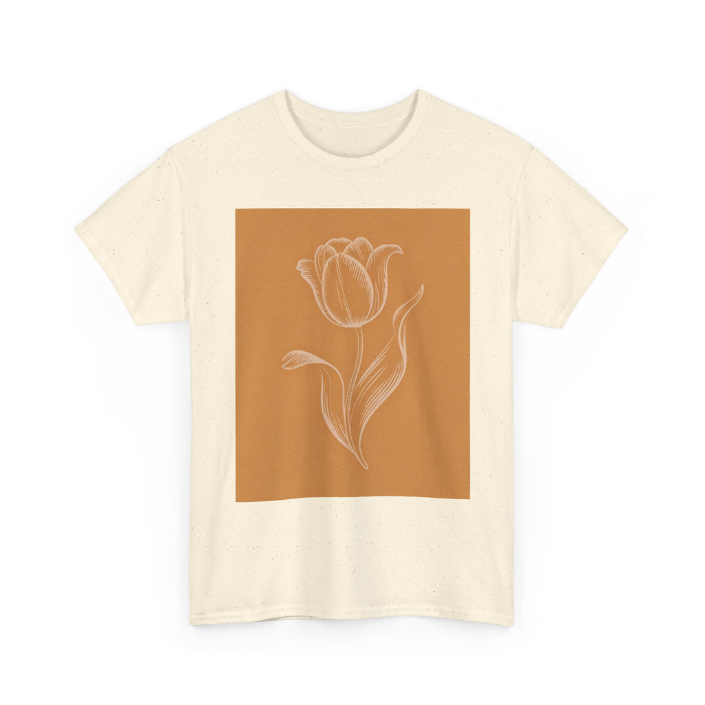 Amsterdam Tulip Graphic Tee — Vintage Cityscape Travel T‑Shirt