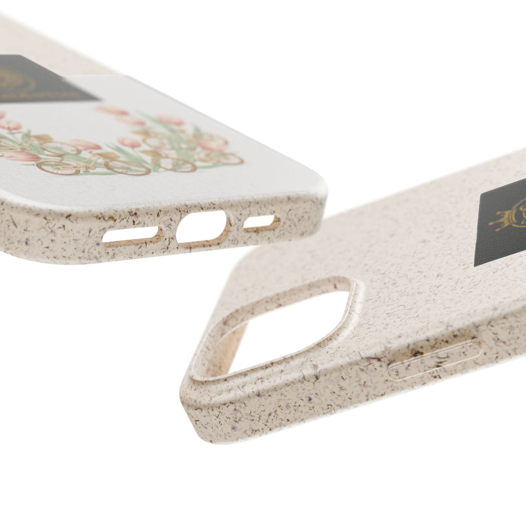 Biodegradable Phone Case — Presidential Lion Crest with Floral Wreath