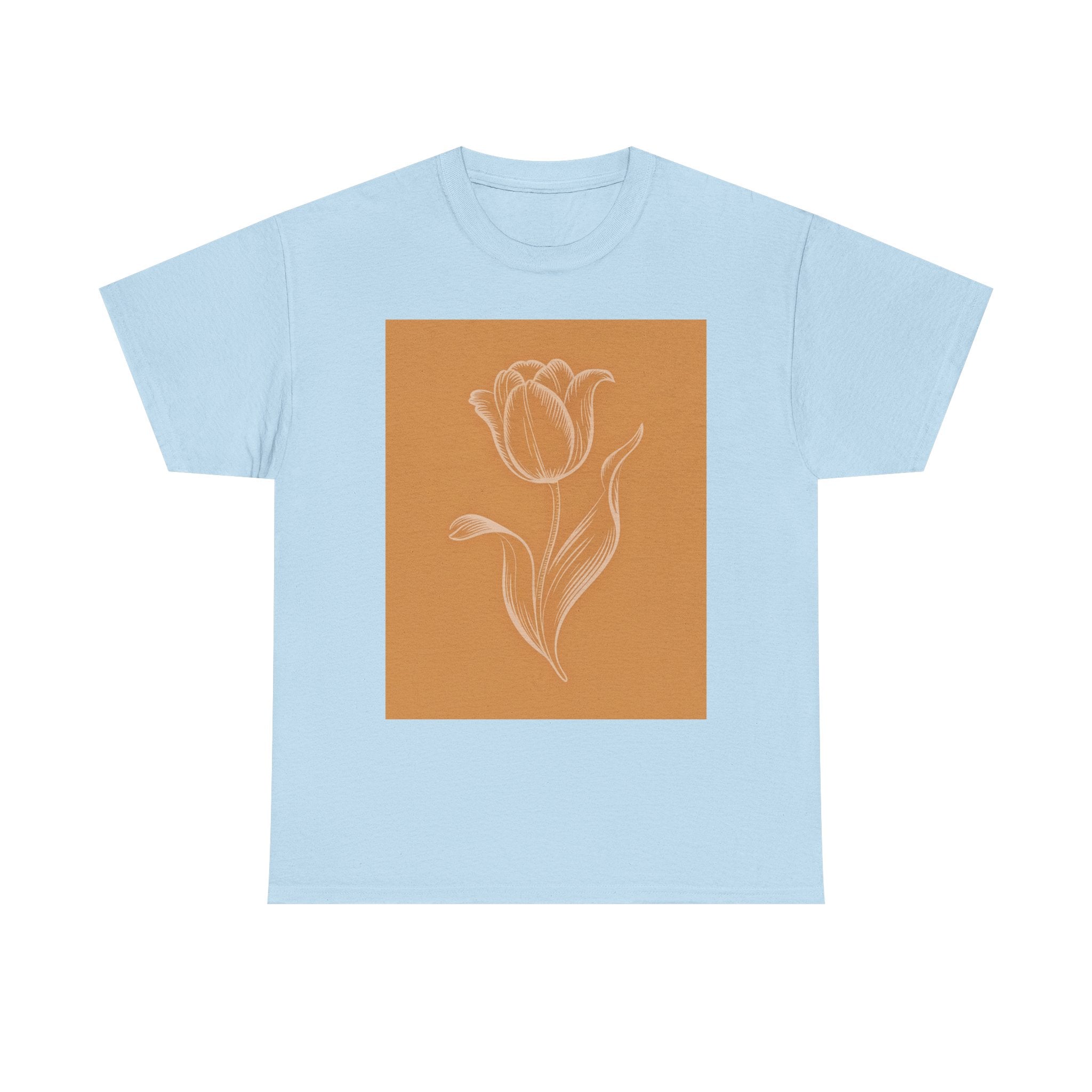 Amsterdam Tulip Graphic Tee — Vintage Cityscape Travel T‑Shirt