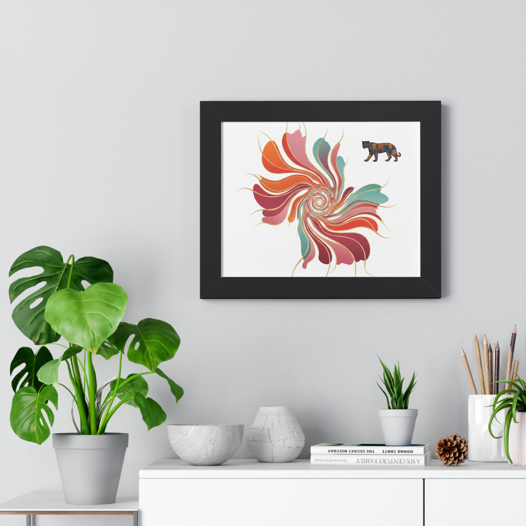 Presidential Floral Swirl Poster — Abstract Edition