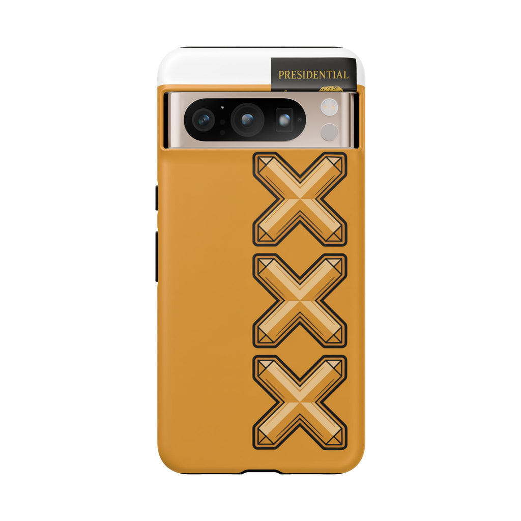 Amsterdam XXX Gold Tough Phone Case – Presidential Lion Design