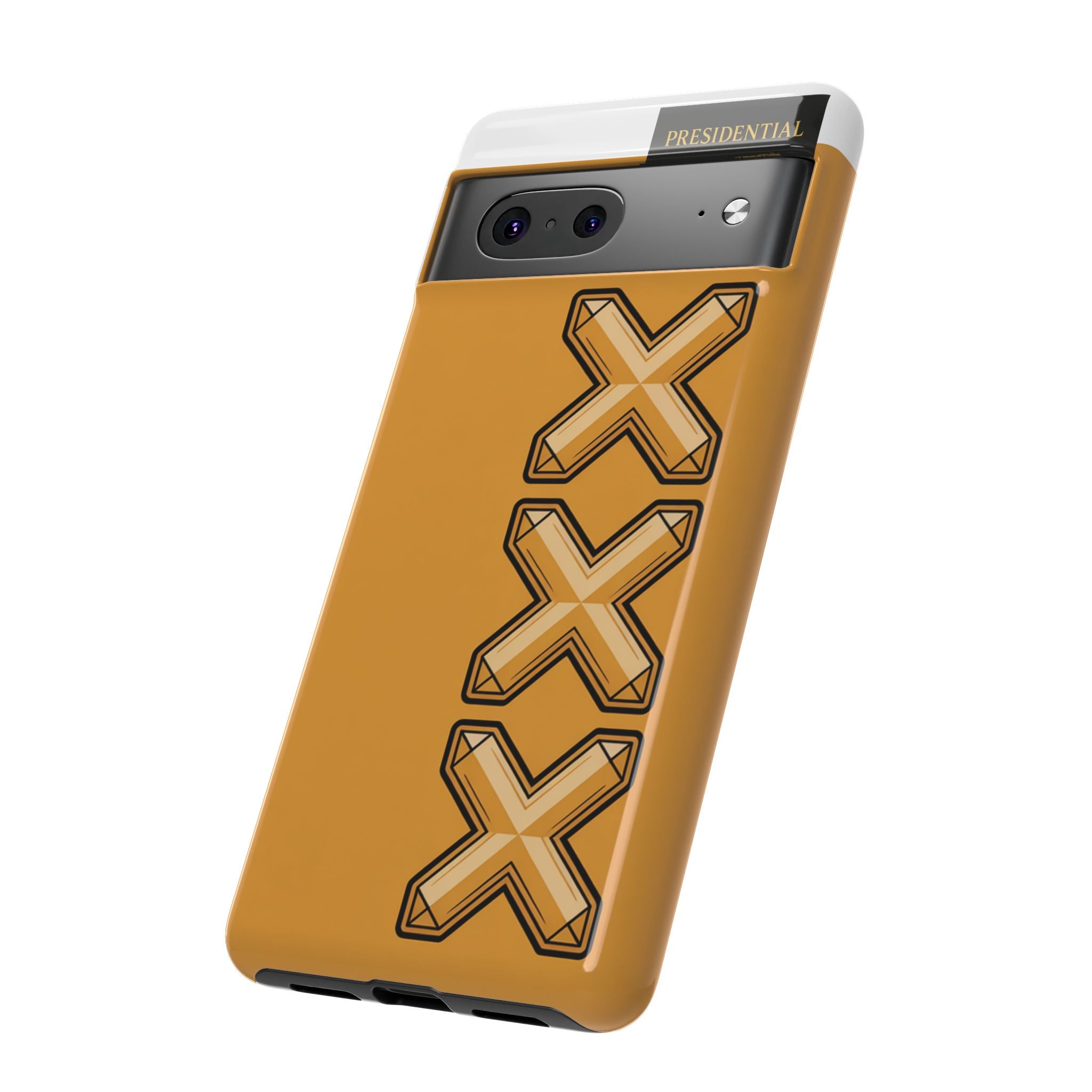 Amsterdam XXX Gold Tough Phone Case – Presidential Lion Design