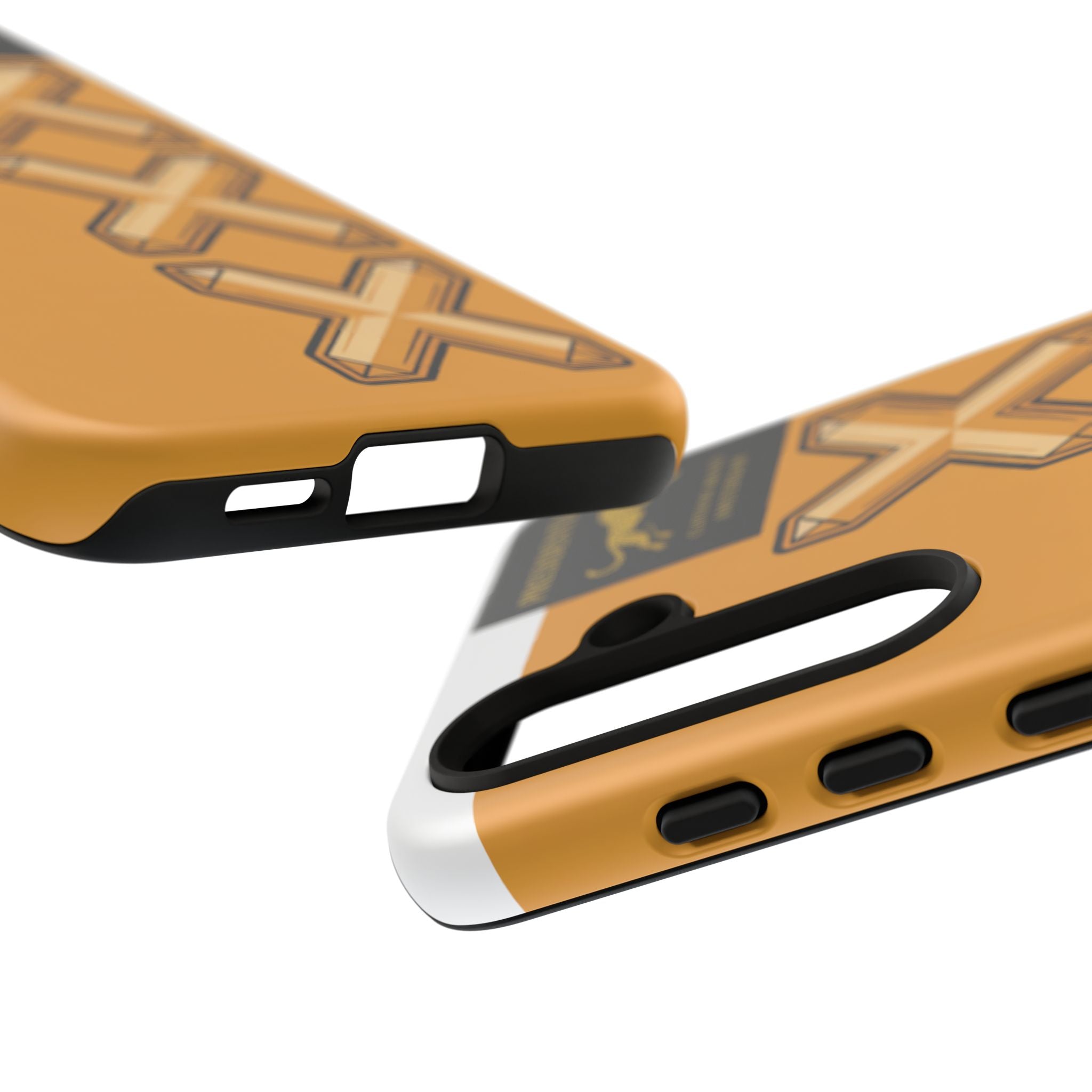 Amsterdam XXX Gold Tough Phone Case – Presidential Lion Design
