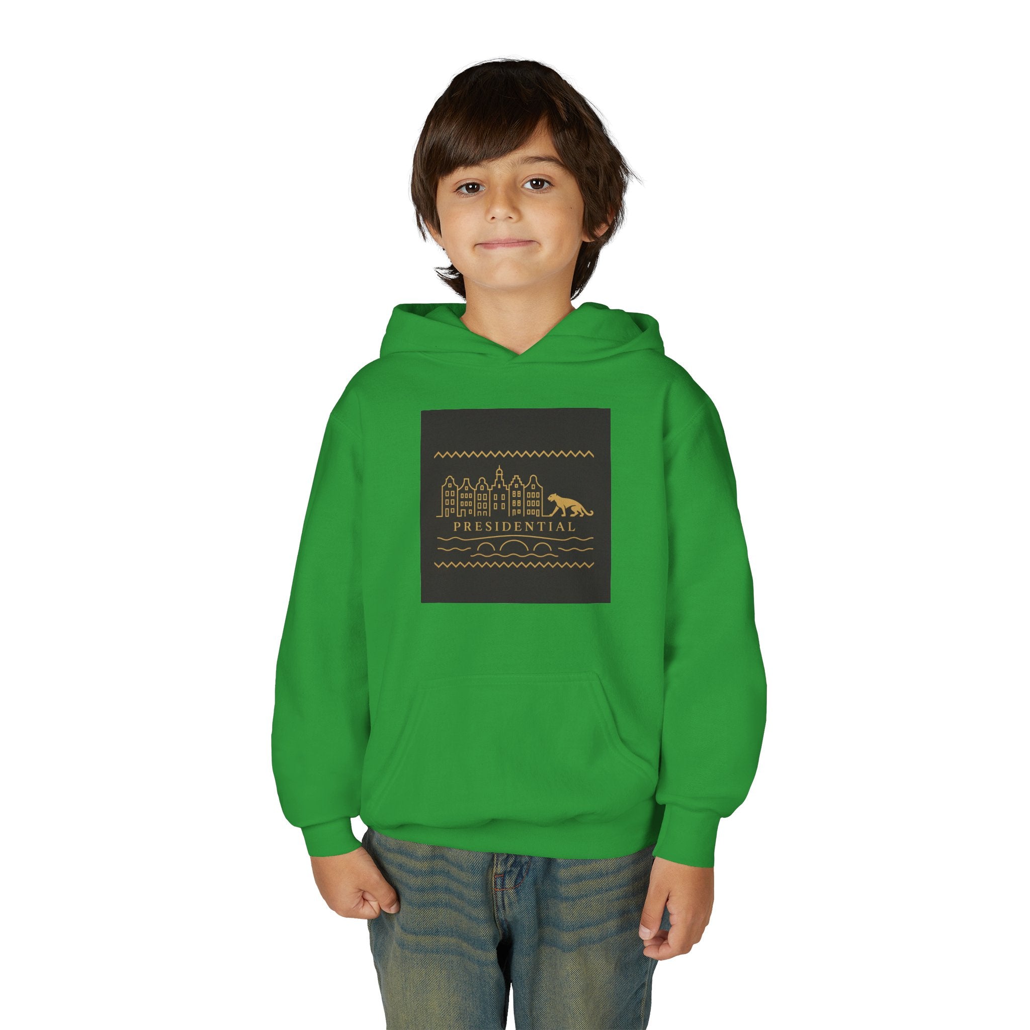 Youth Hoodie — Presidential Clothing Brand Leopard Graphic