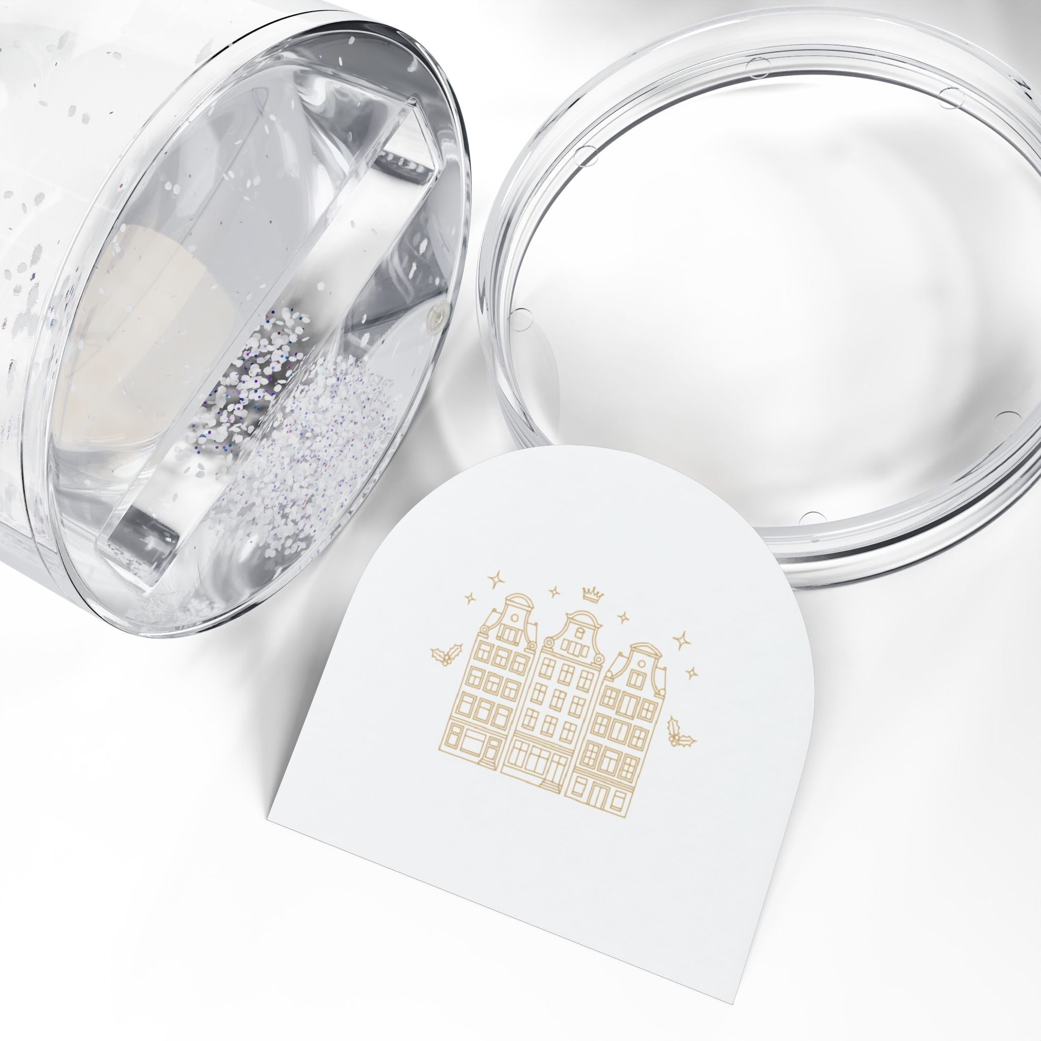 Presidential Canal Houses Snow Globe — Amsterdam