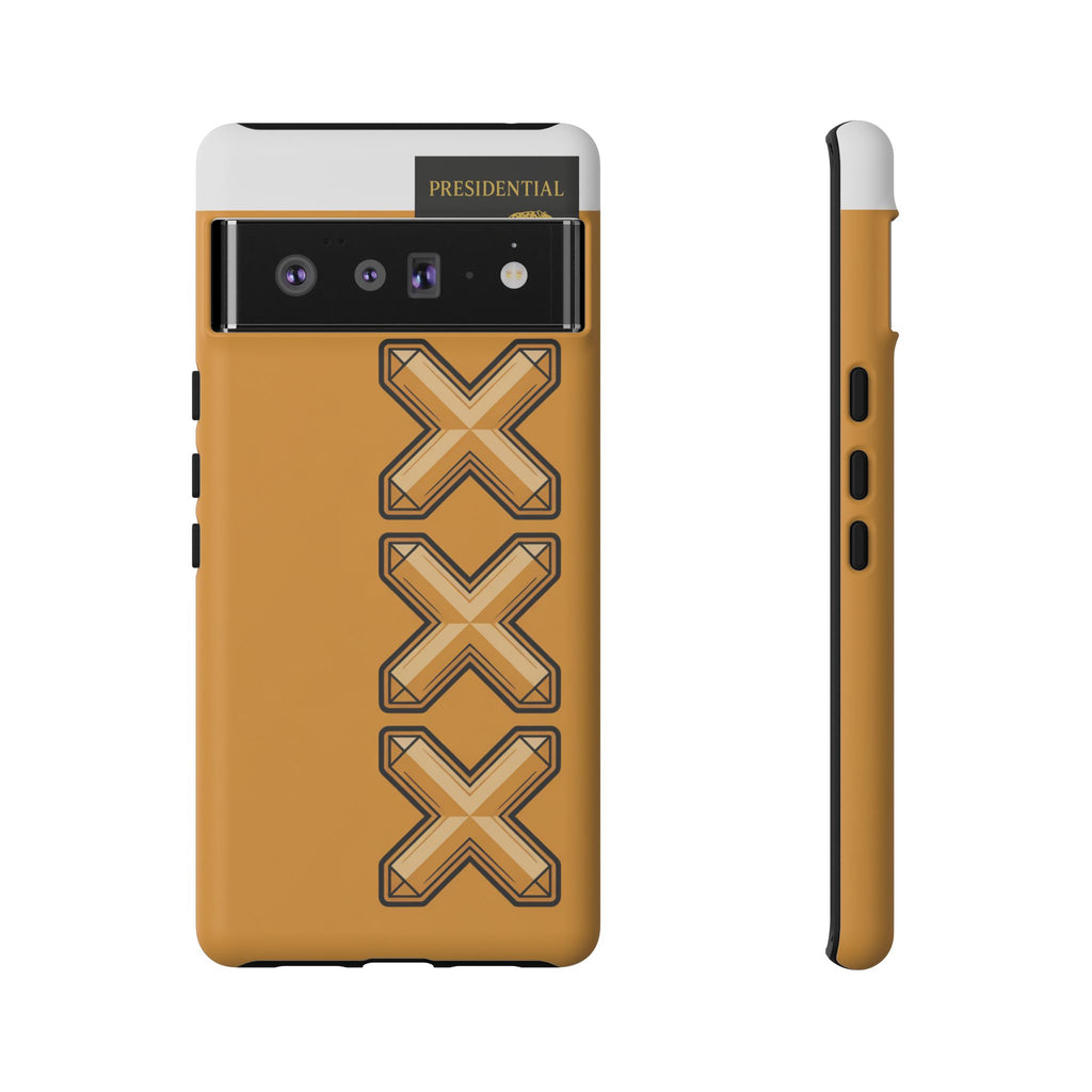 Amsterdam XXX Gold Tough Phone Case – Presidential Lion Design