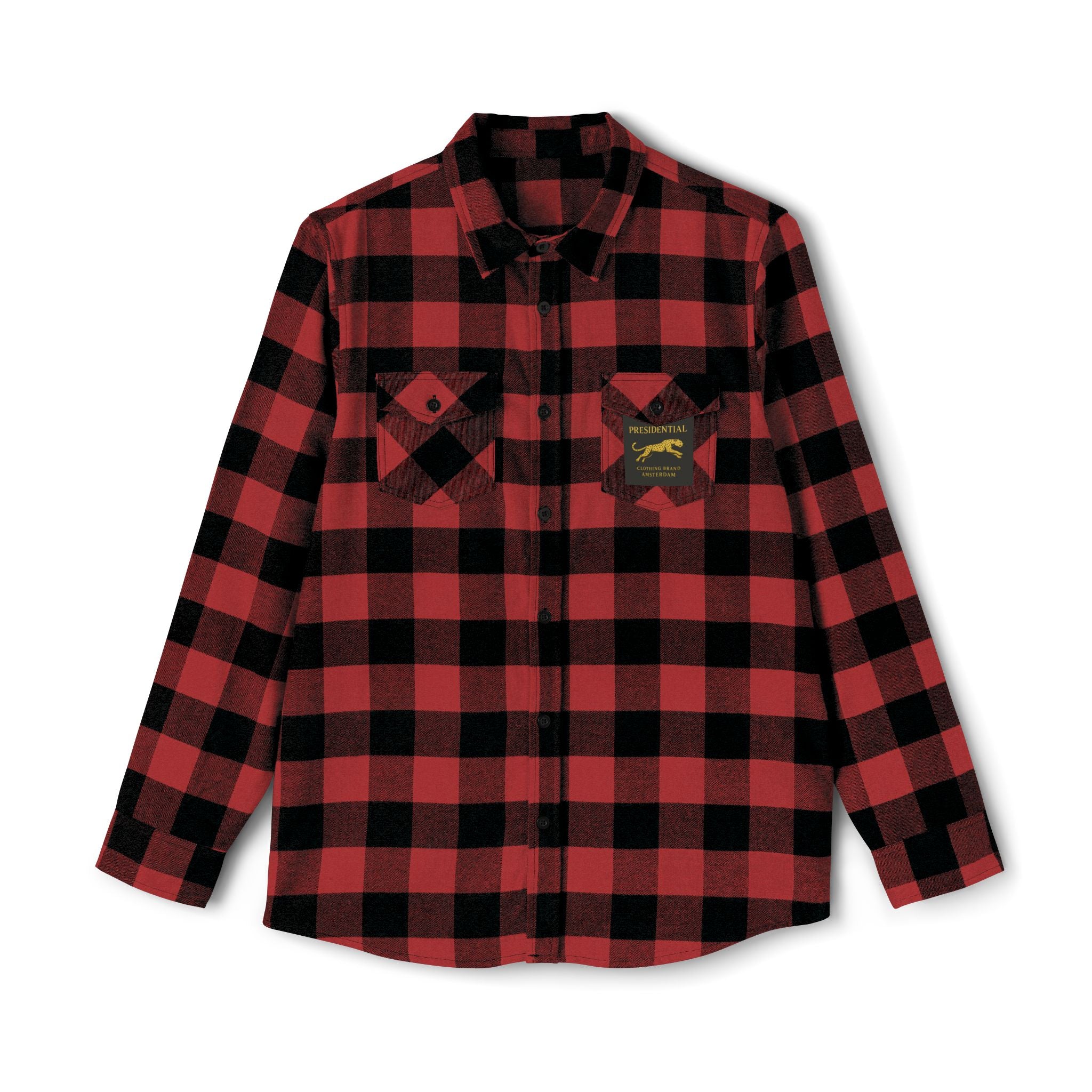 Buffalo Plaid Flannel Shirt — Classic Green & Black Lumberjack Button-Up