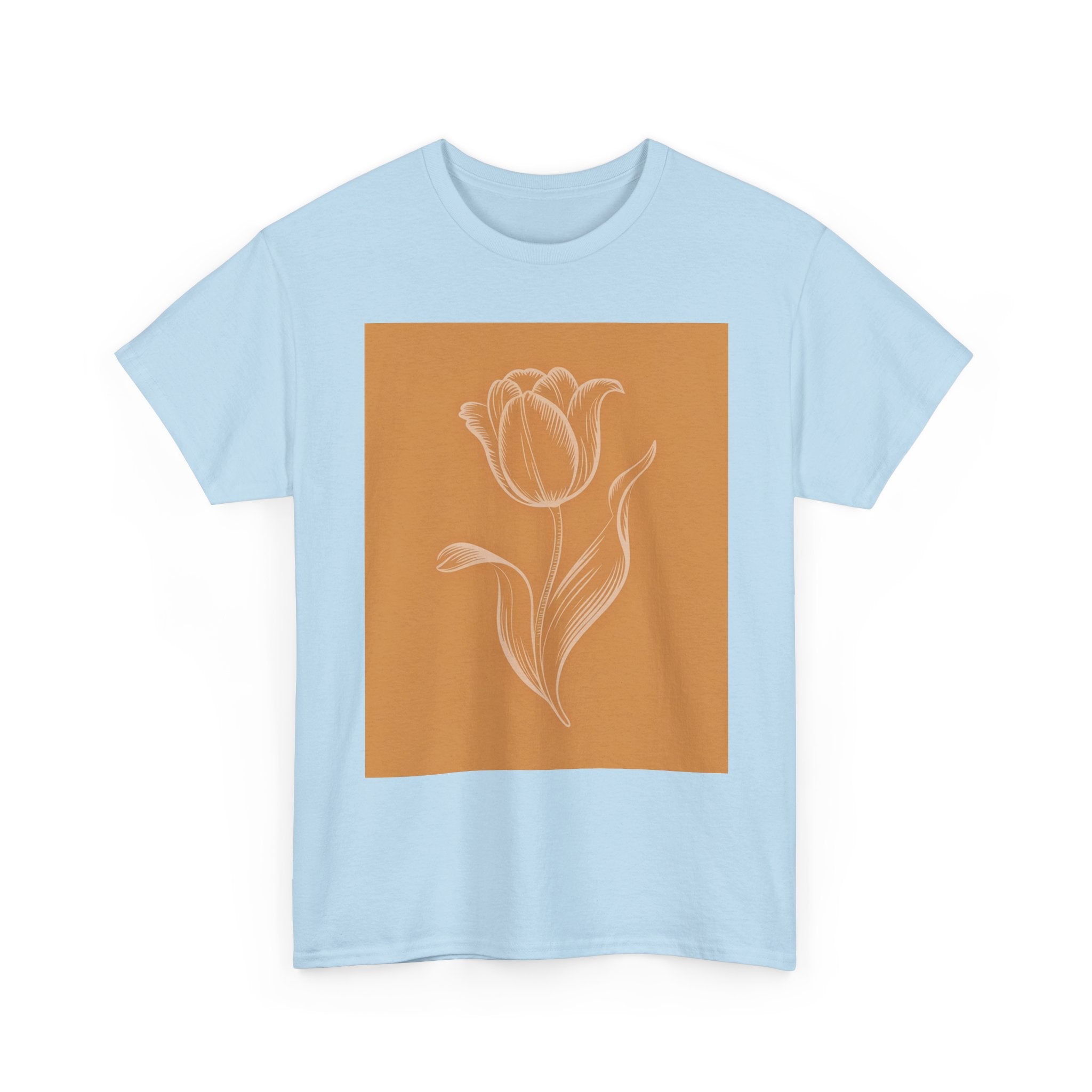 Amsterdam Tulip Graphic Tee — Vintage Cityscape Travel T‑Shirt