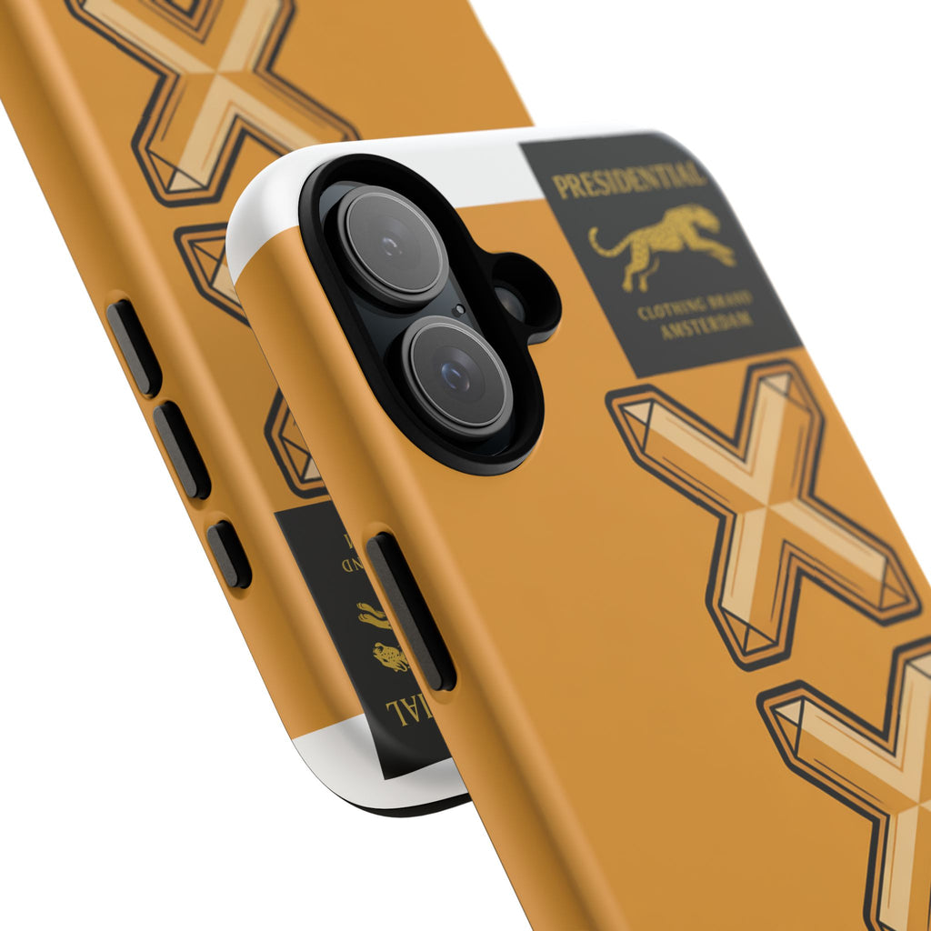 Amsterdam XXX Gold Tough Phone Case – Presidential Lion Design