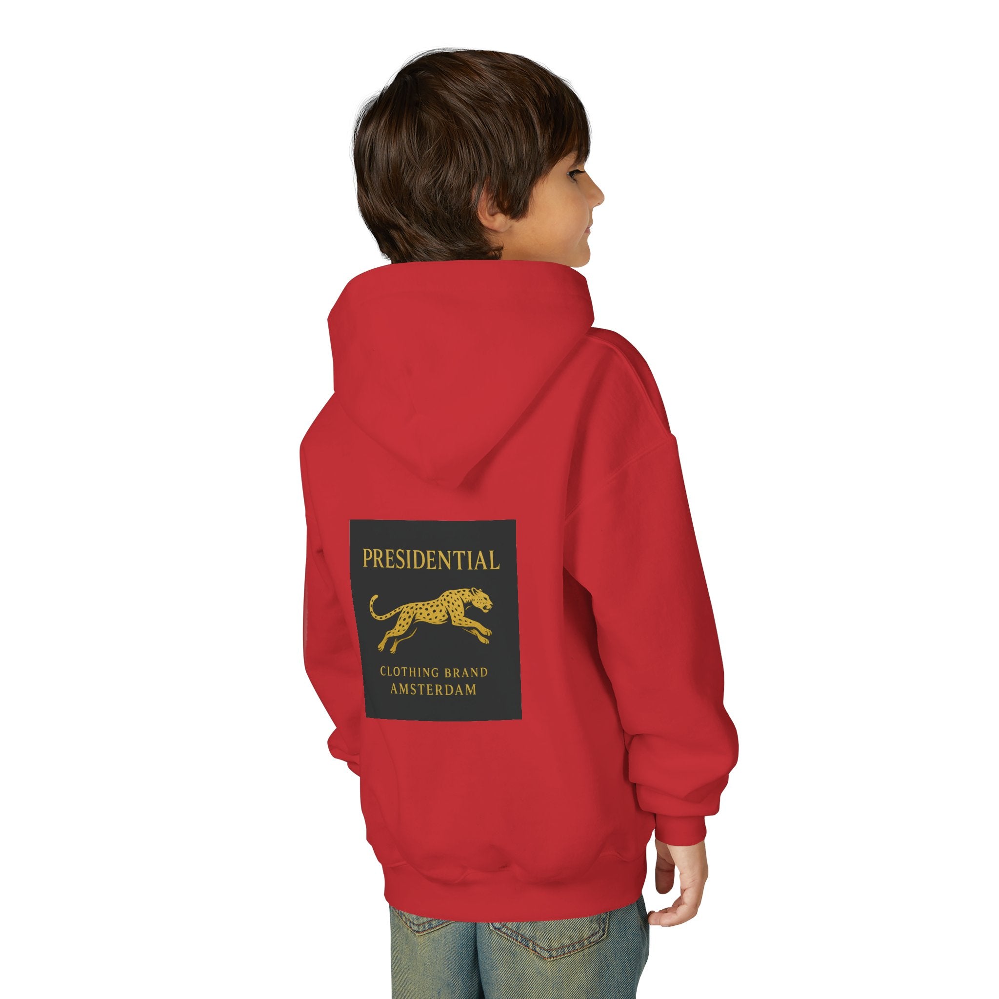 Youth Hoodie — Presidential Clothing Brand Leopard Graphic