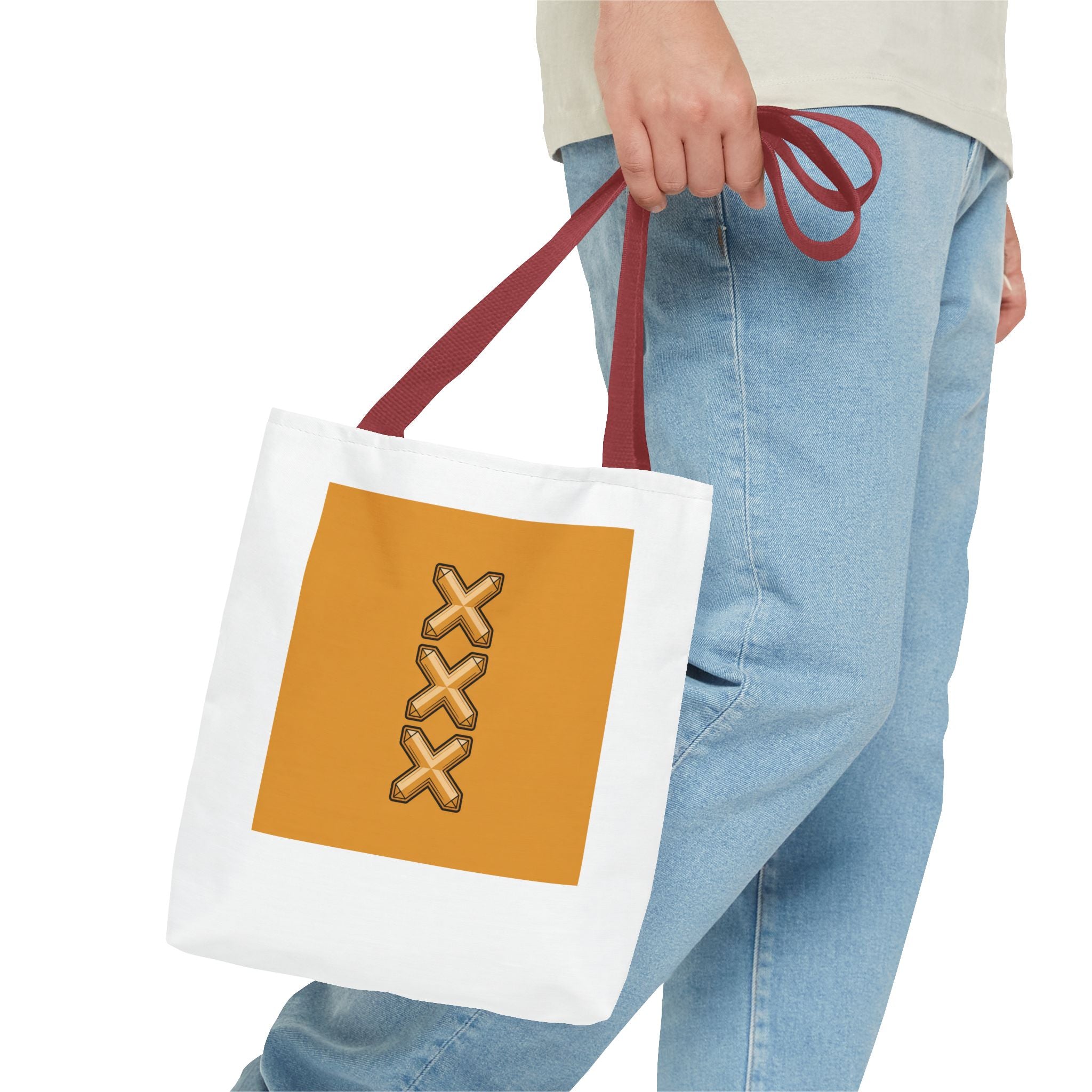 Amsterdam Triple X Tote Bag — Stylish City Symbol AOP Tote
