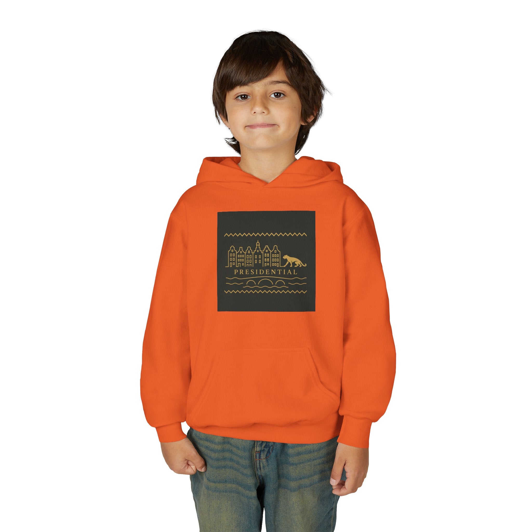 Youth Hoodie — Presidential Clothing Brand Leopard Graphic