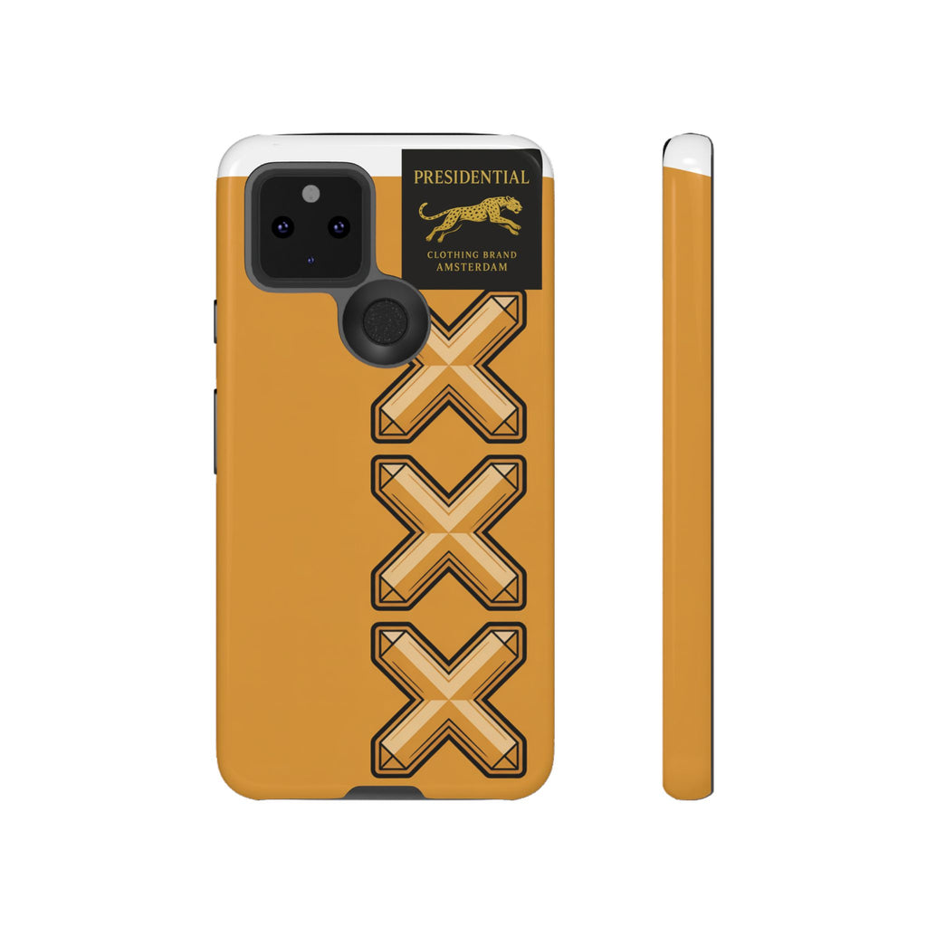 Amsterdam XXX Gold Tough Phone Case – Presidential Lion Design
