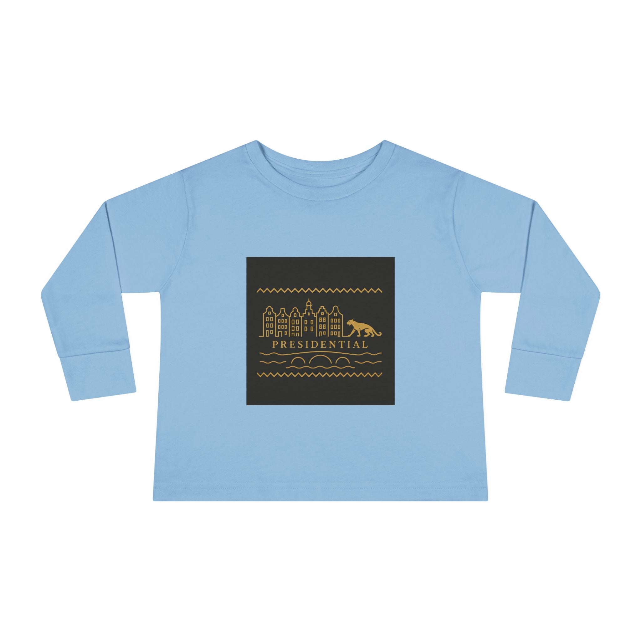 Presidential Leopard Toddler Long Sleeve Tee