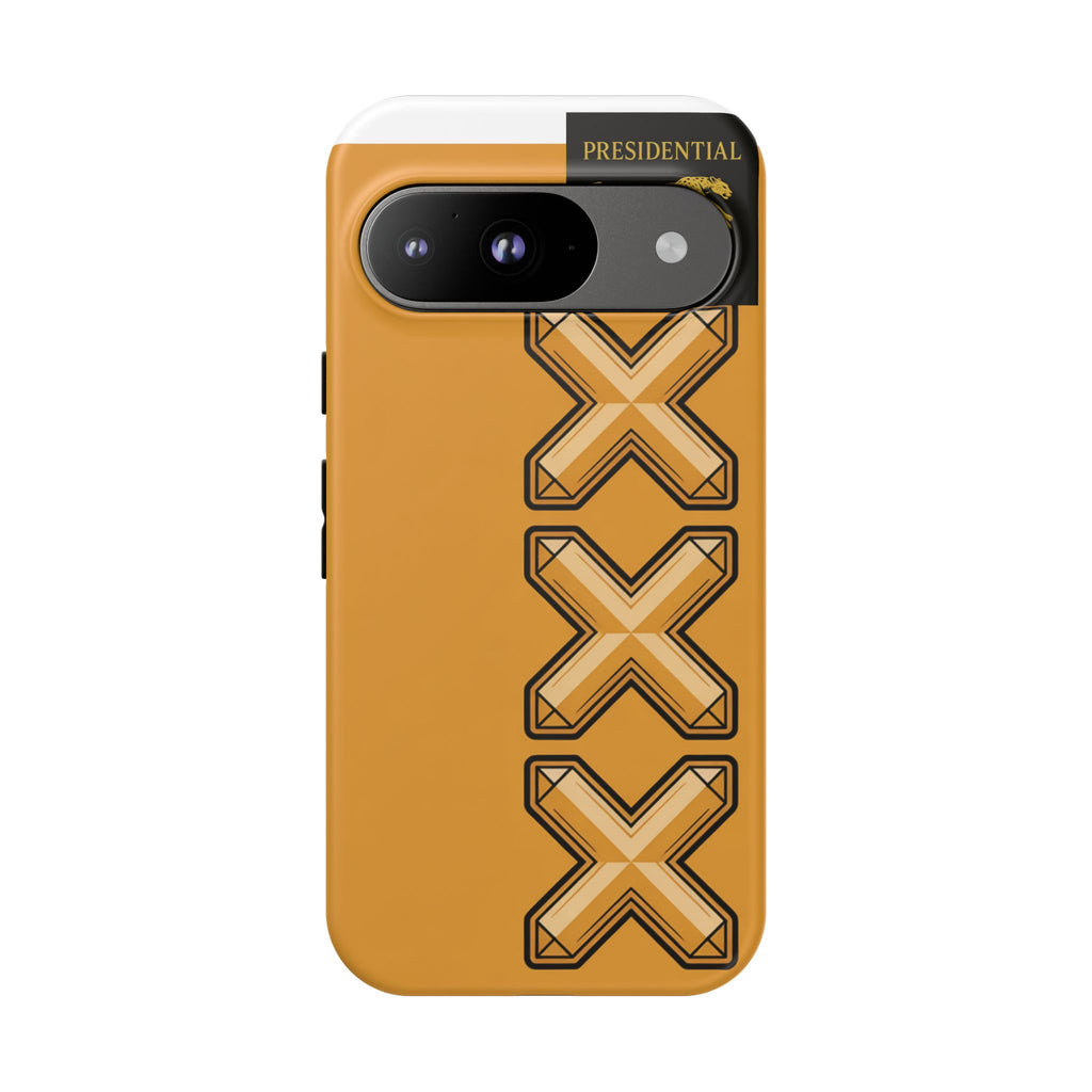 Amsterdam XXX Gold Tough Phone Case – Presidential Lion Design
