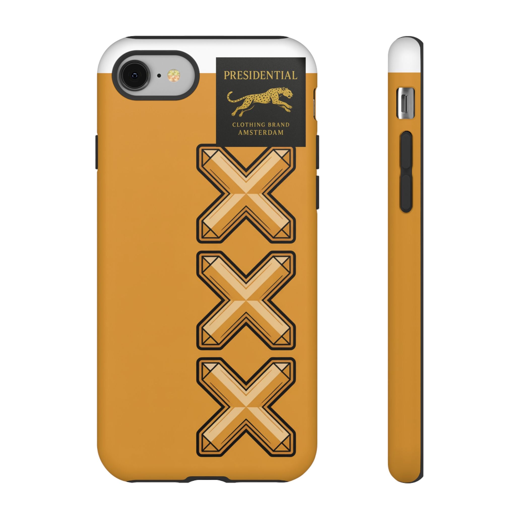 Amsterdam XXX Gold Tough Phone Case – Presidential Lion Design