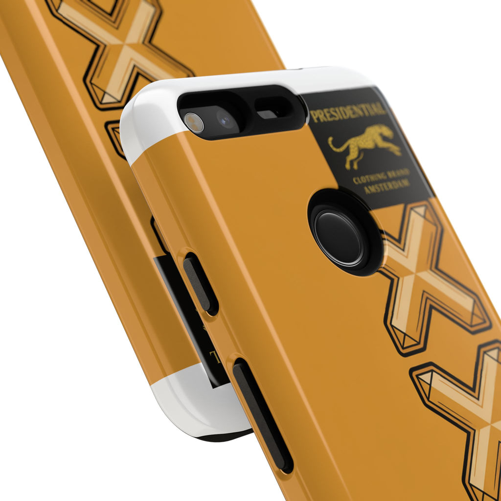 Amsterdam XXX Gold Tough Phone Case – Presidential Lion Design