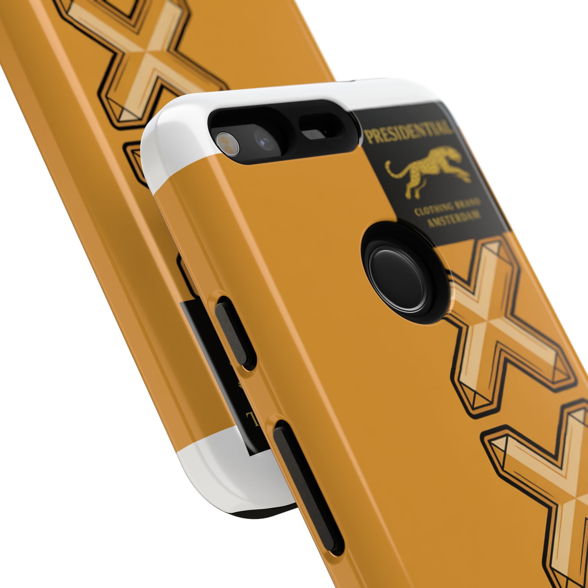 Amsterdam XXX Gold Tough Phone Case – Presidential Lion Design