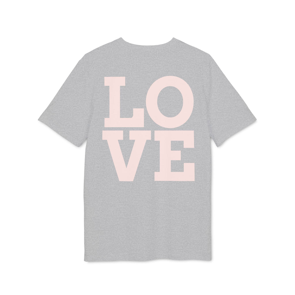 Daisy Love Graphic T-Shirt — Pink Floral Front Daisy with 'LOVE' Back Print