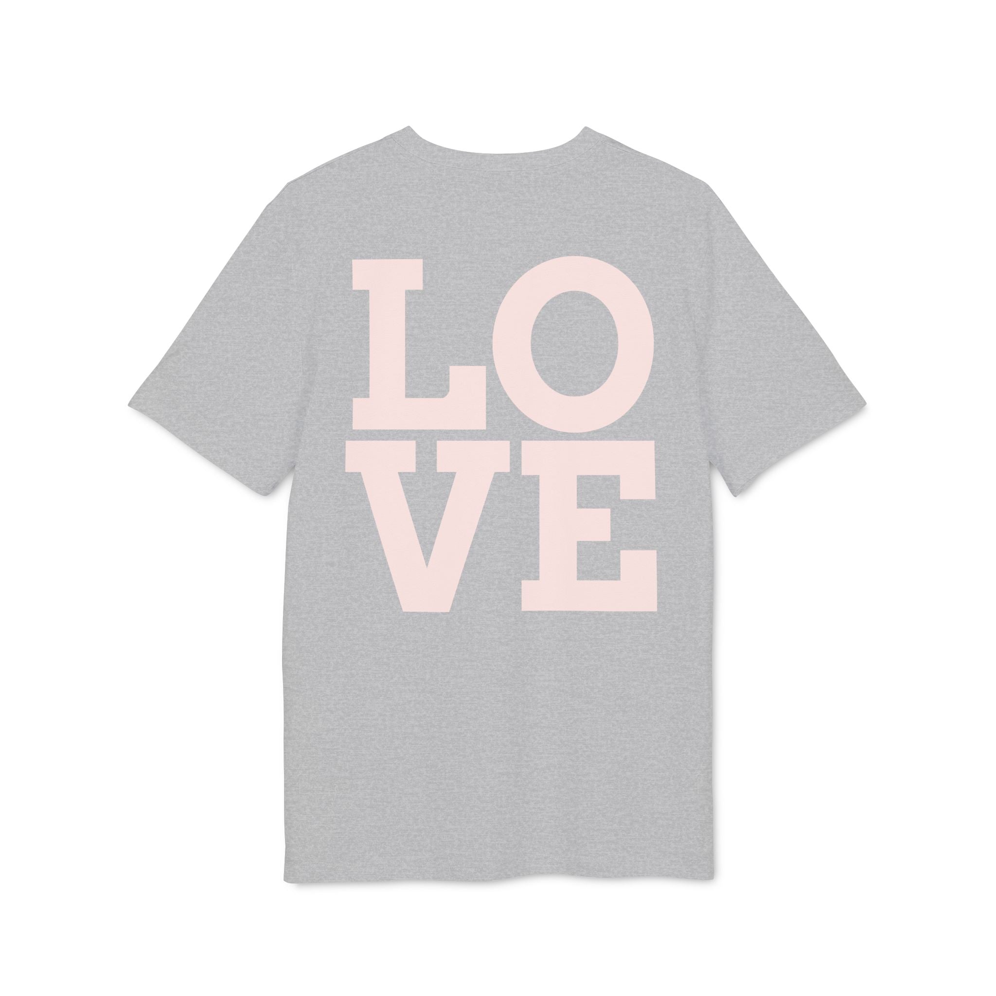 Daisy Love Graphic T-Shirt — Pink Floral Front Daisy with 'LOVE' Back Print