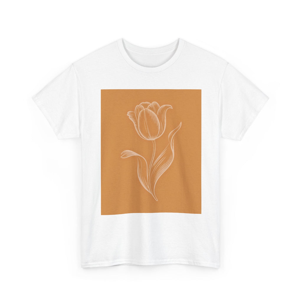 Amsterdam Tulip Graphic Tee — Vintage Cityscape Travel T‑Shirt